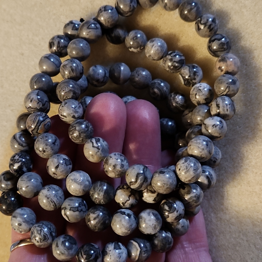 Picasso Jasper 8mm bracelets. Buy one bracelet get 2nd 20% off